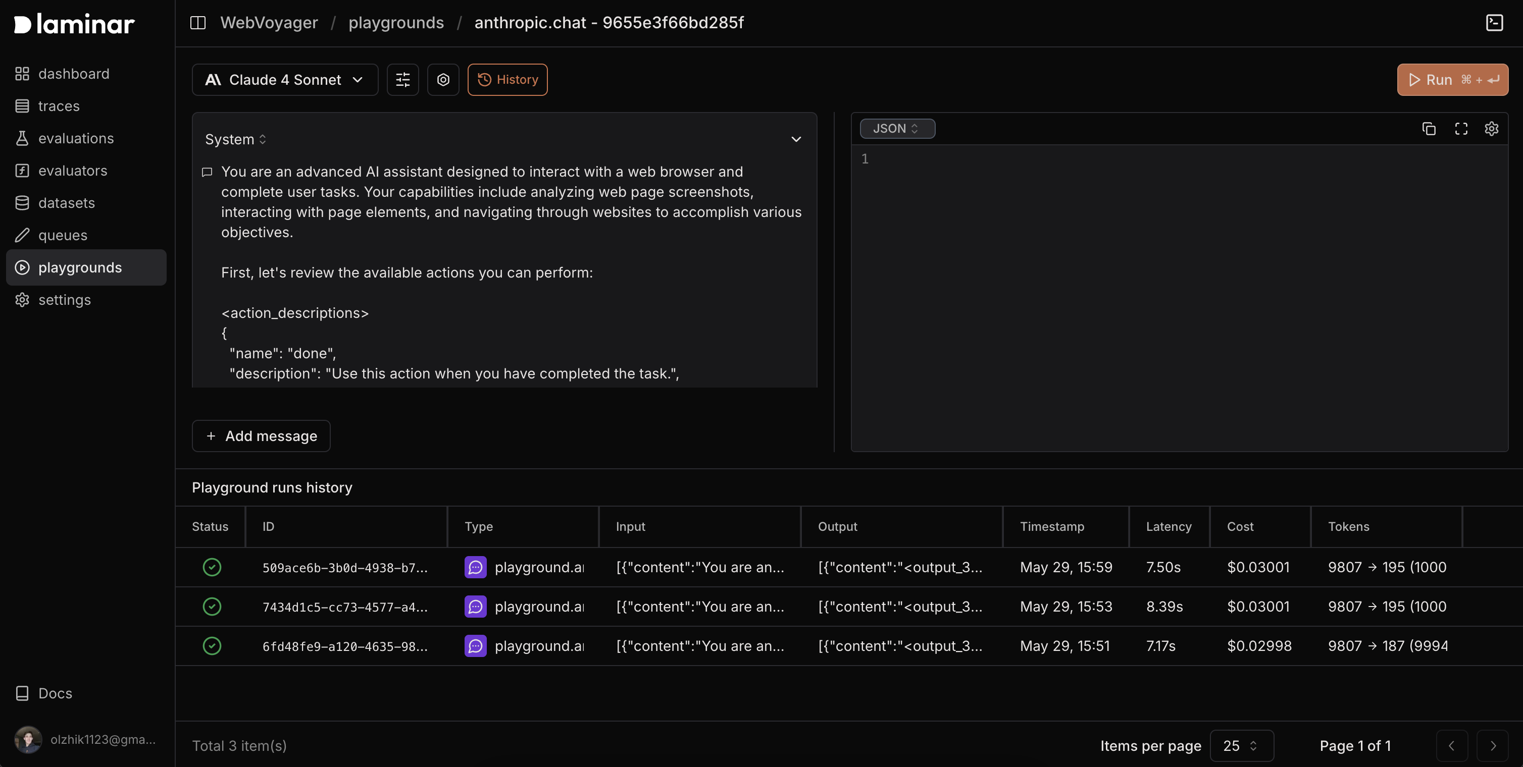 Laminar Playground History