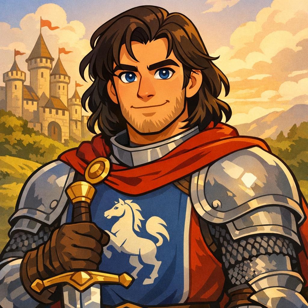 Sir Lancelot from the lancedb/magical_kingdom dataset