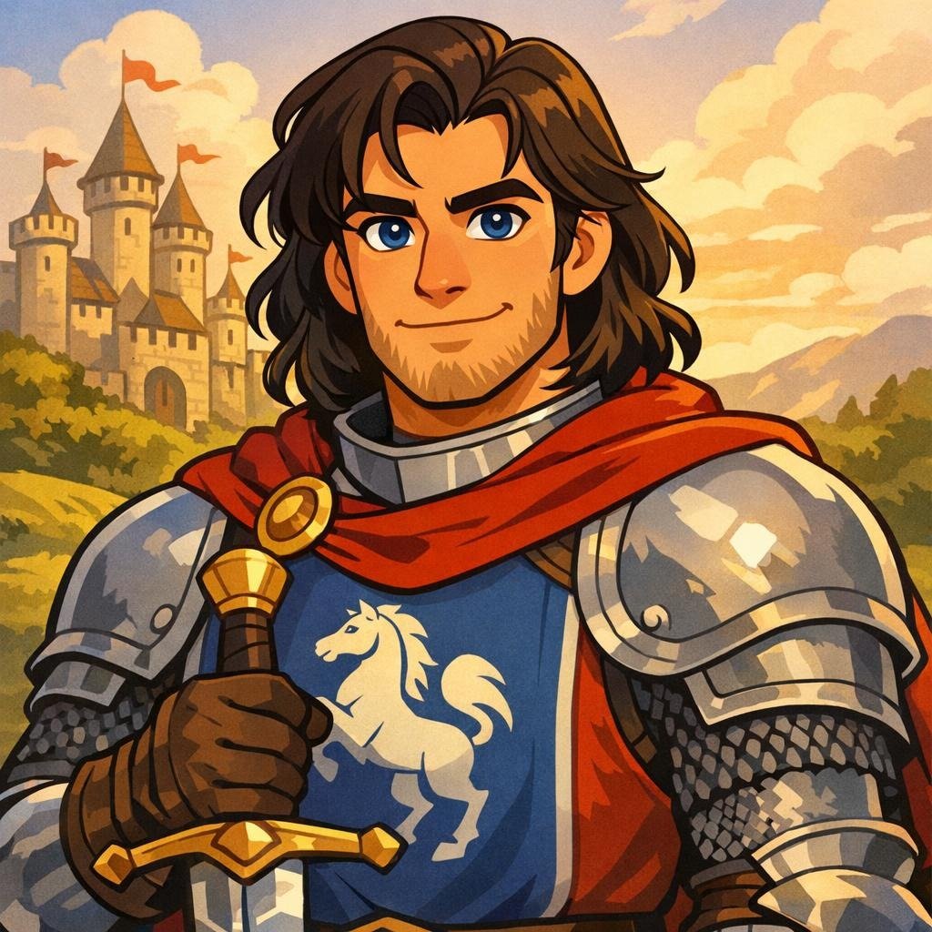 Sir Lancelot from the lancedb/magical_kingdom dataset