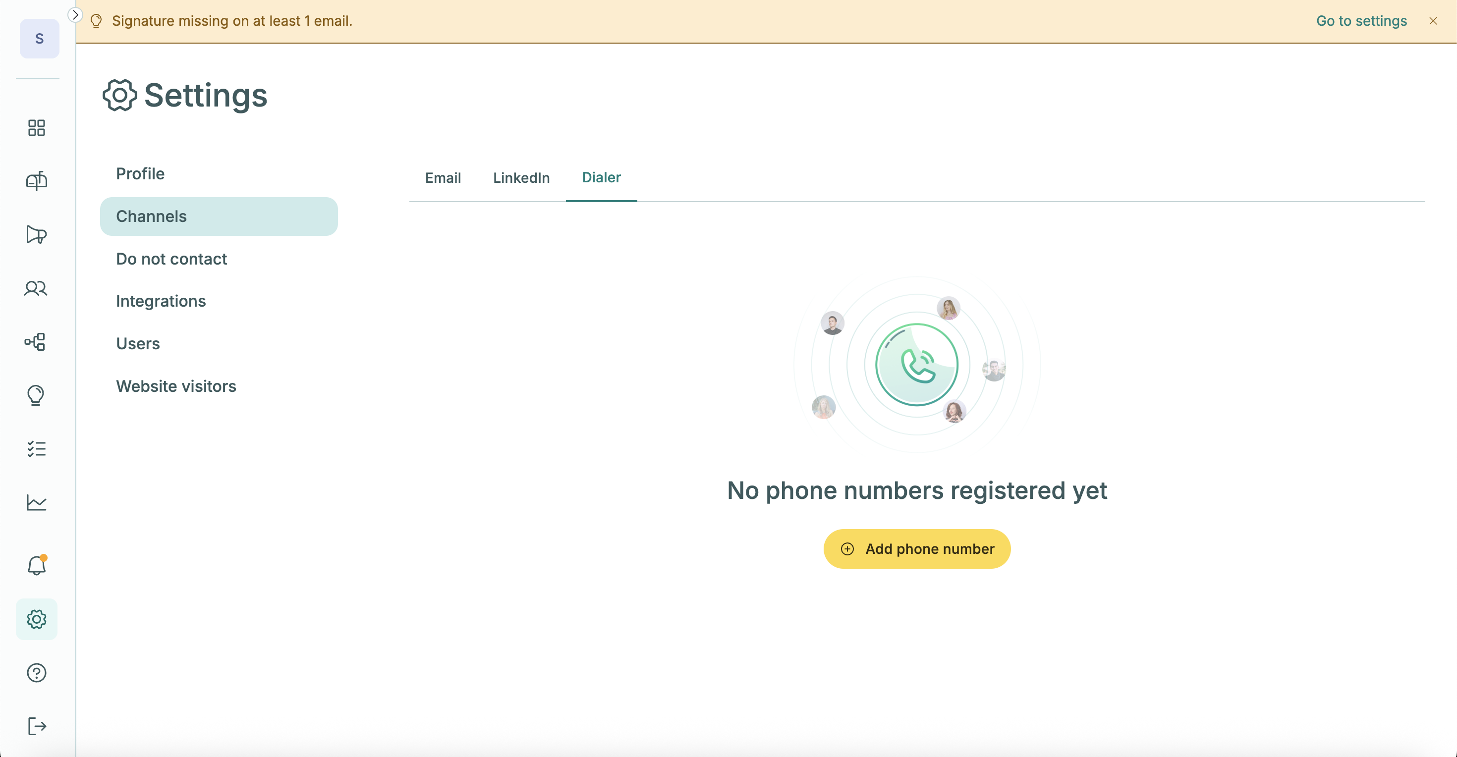 admin setup tools email