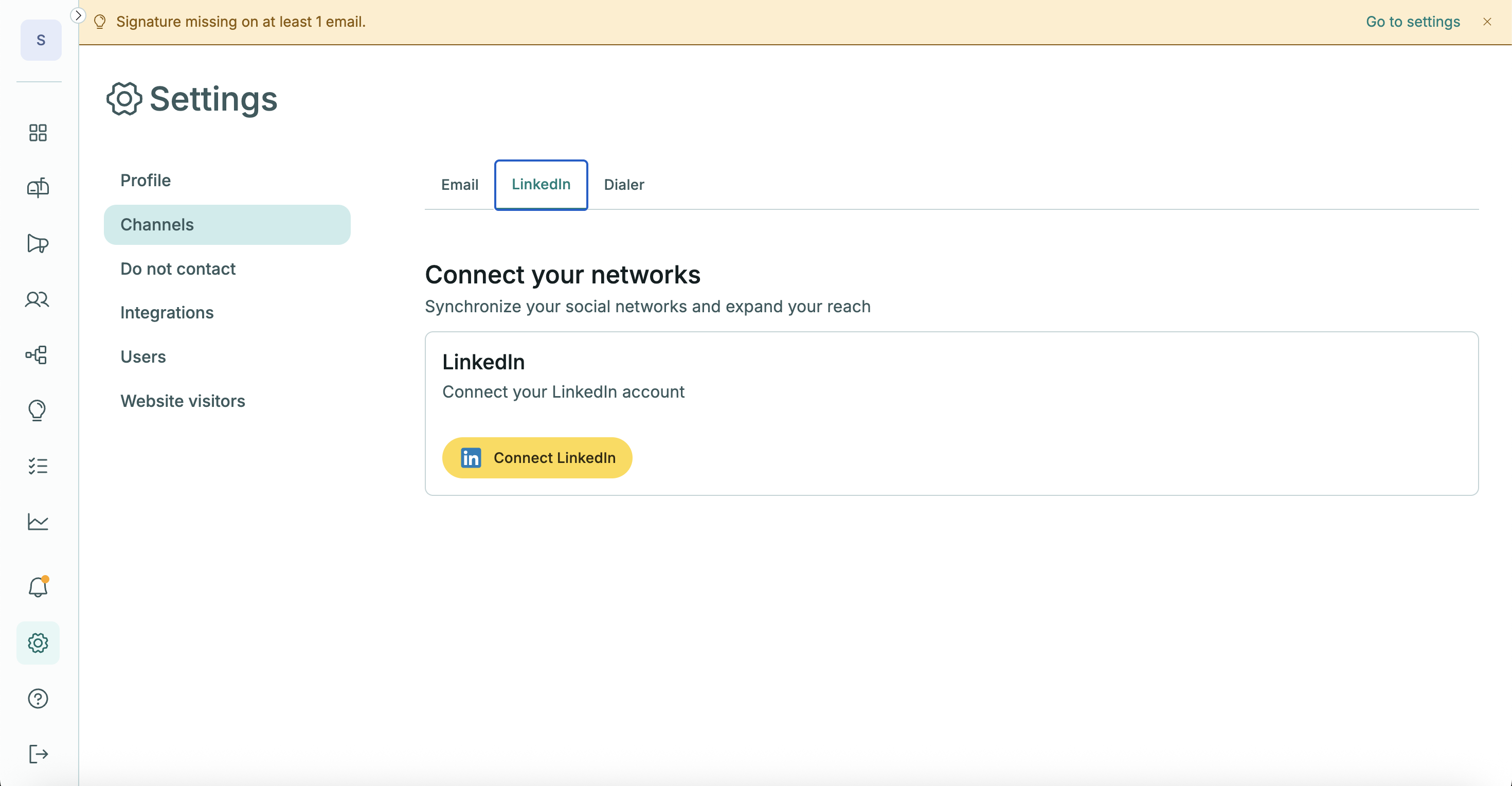 admin setup tools email