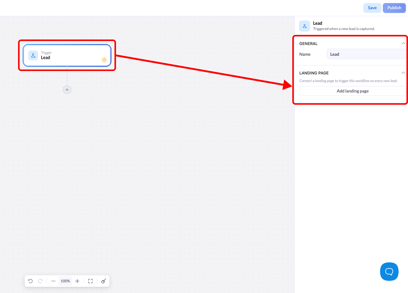 Add Landing Page