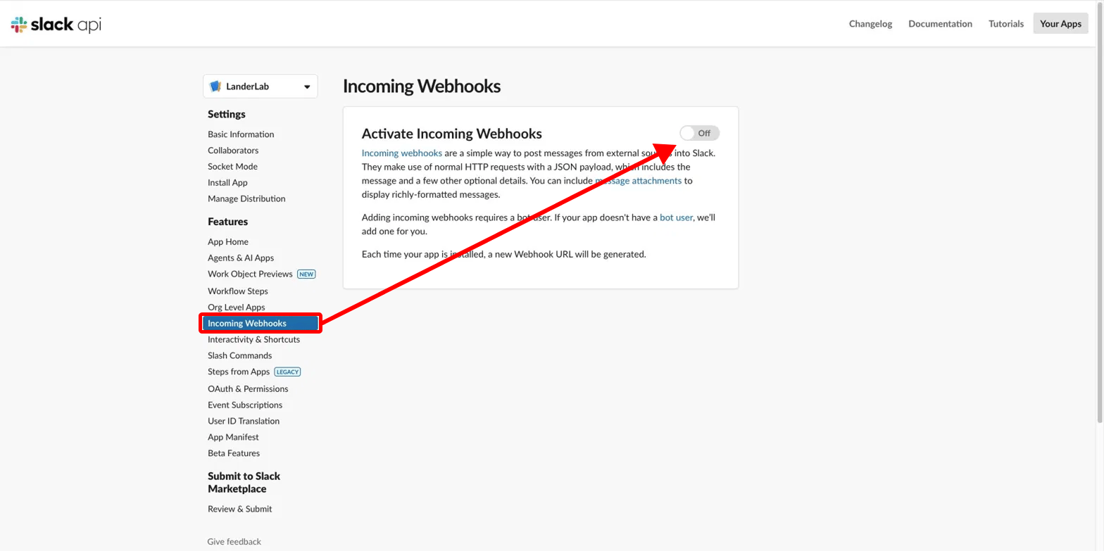 Turnonwebhooks