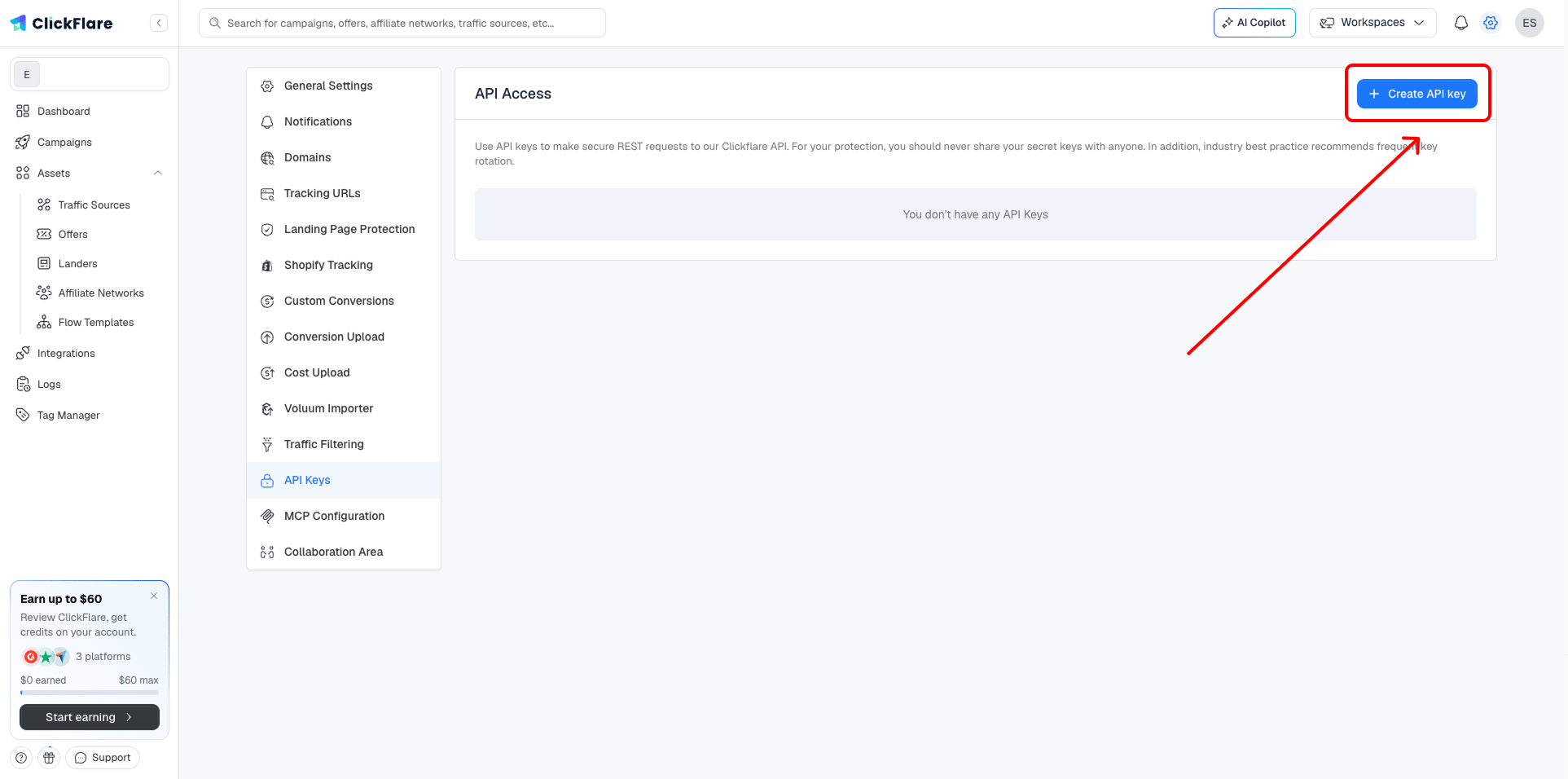 'api Clickflare 1