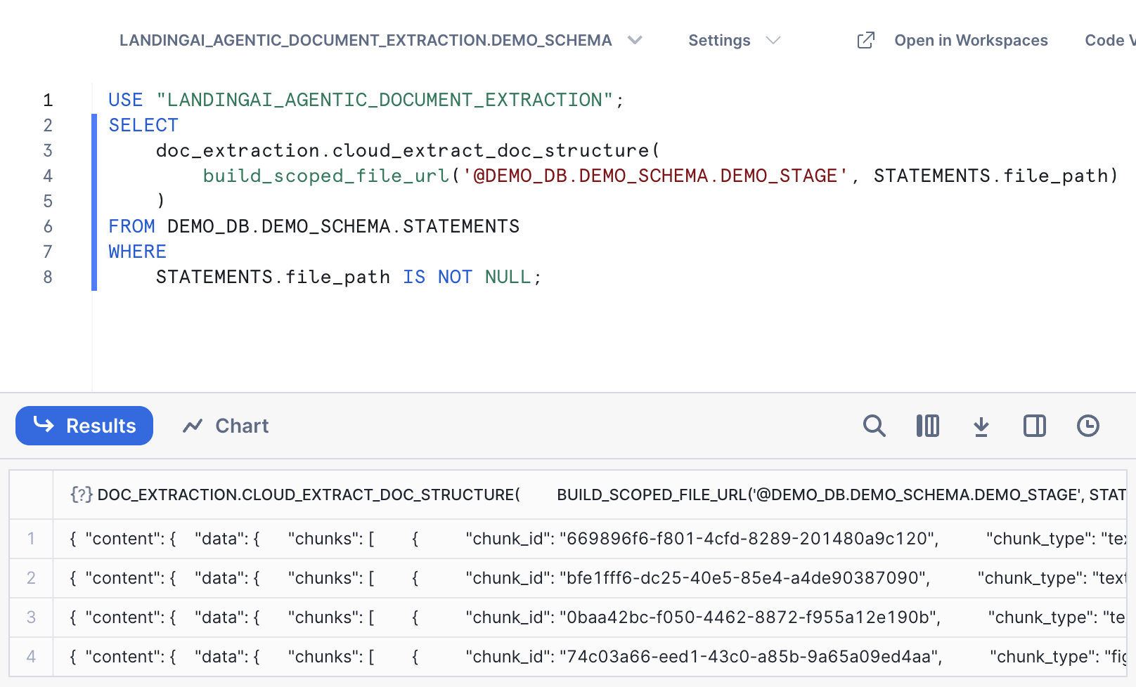 Cloud Processing for a Table