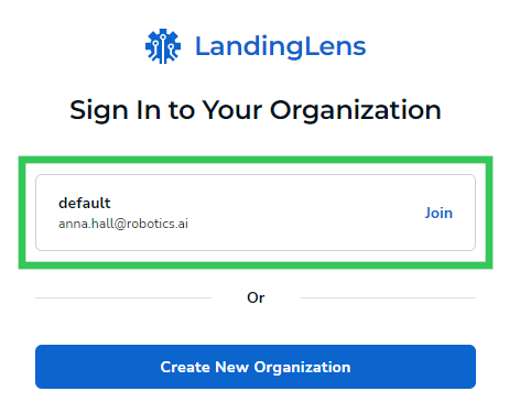 Join Organization