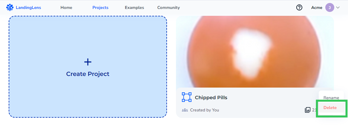 Delete-Button