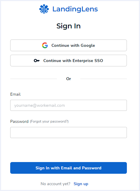 Login Options
