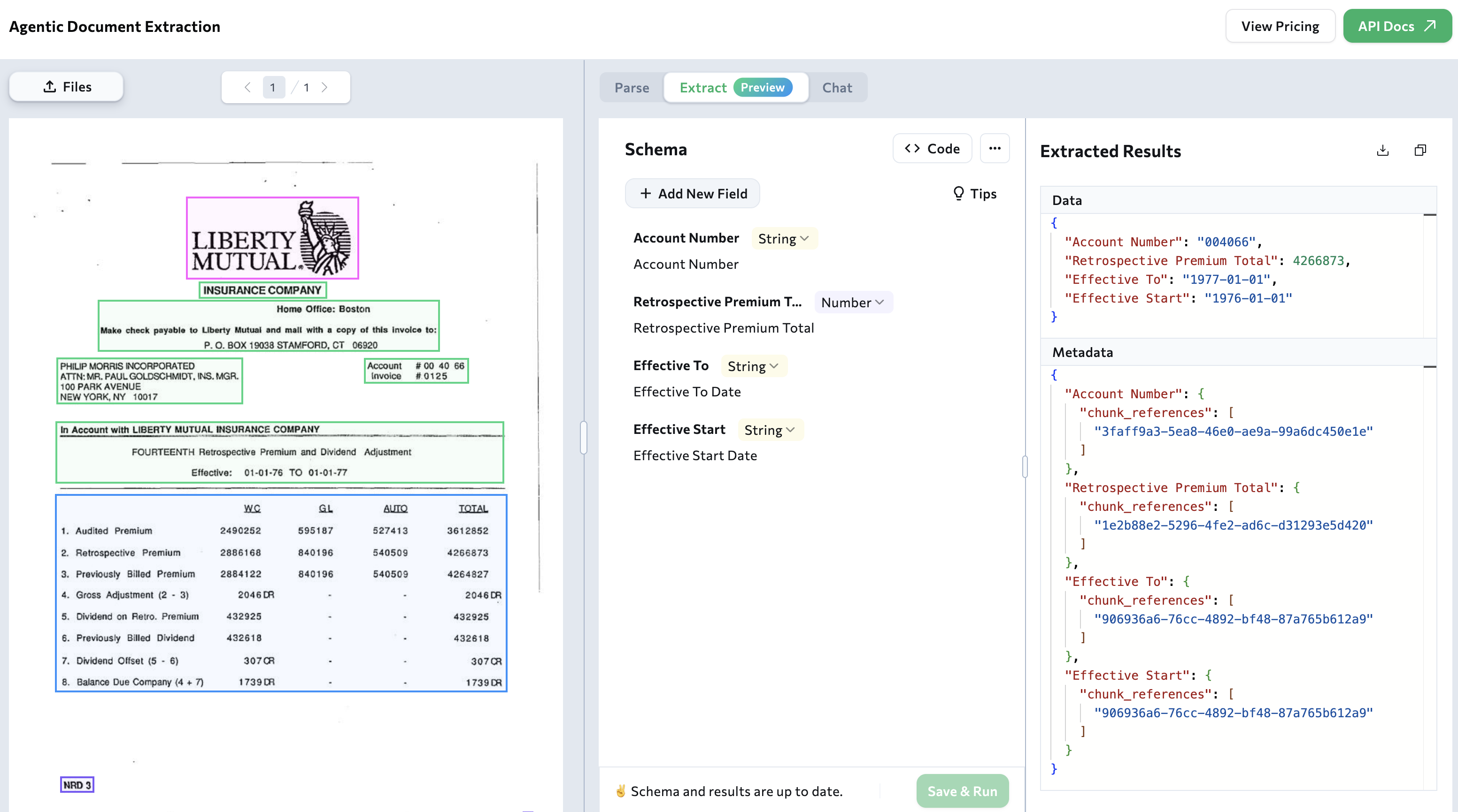 Extract Data from Documents