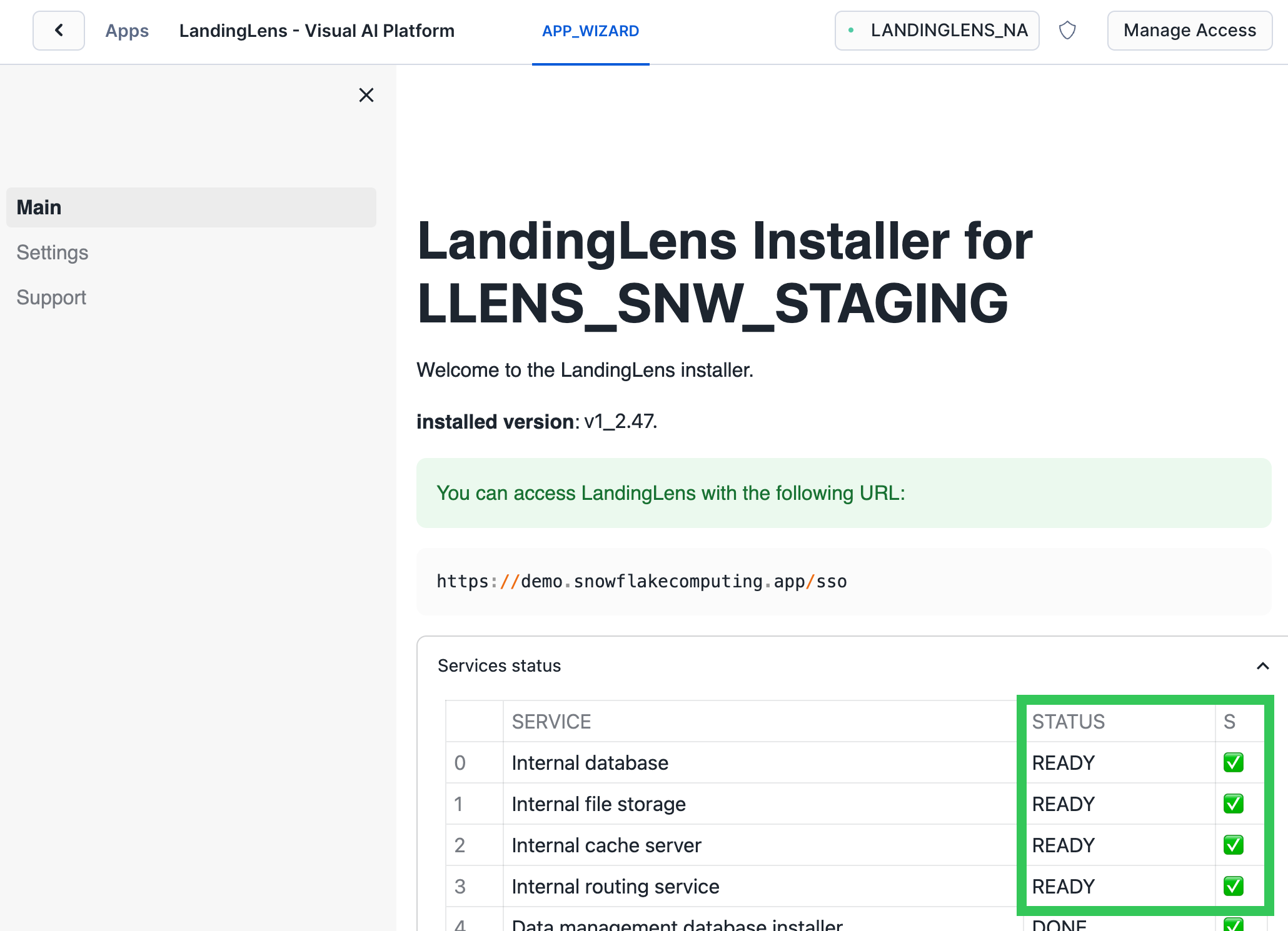 LLSF_services_ready