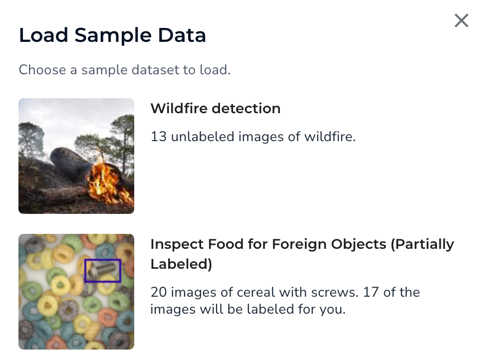 LoadSampleData
