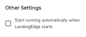 Other Settings