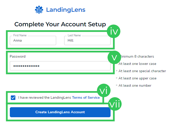 Create LandingLens Account