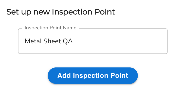 Manage Inspection Points - LandingAI