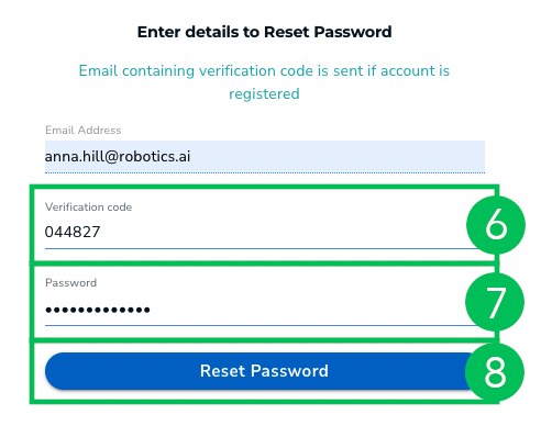 Reset Password