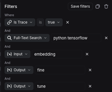 Filtering
