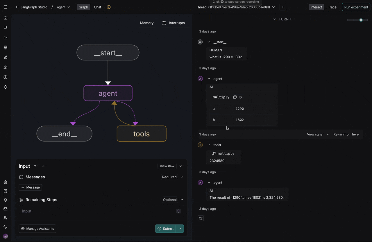 Tool visualization in Studio