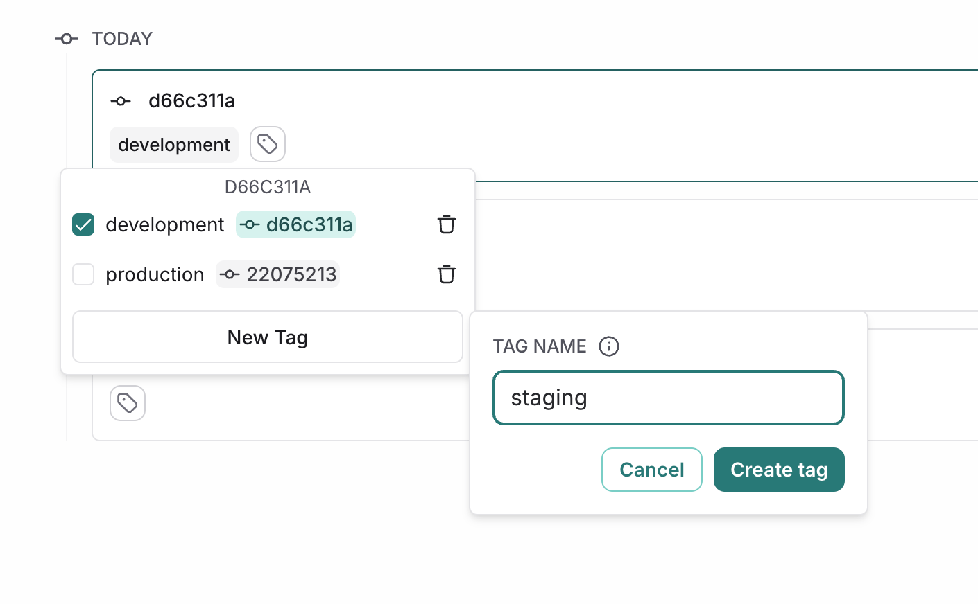 Create new prompt tag
