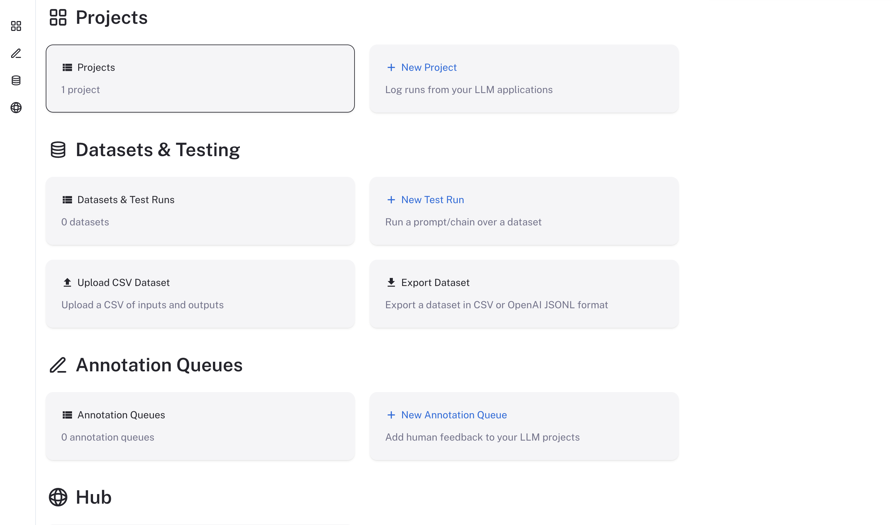 LangSmith UI