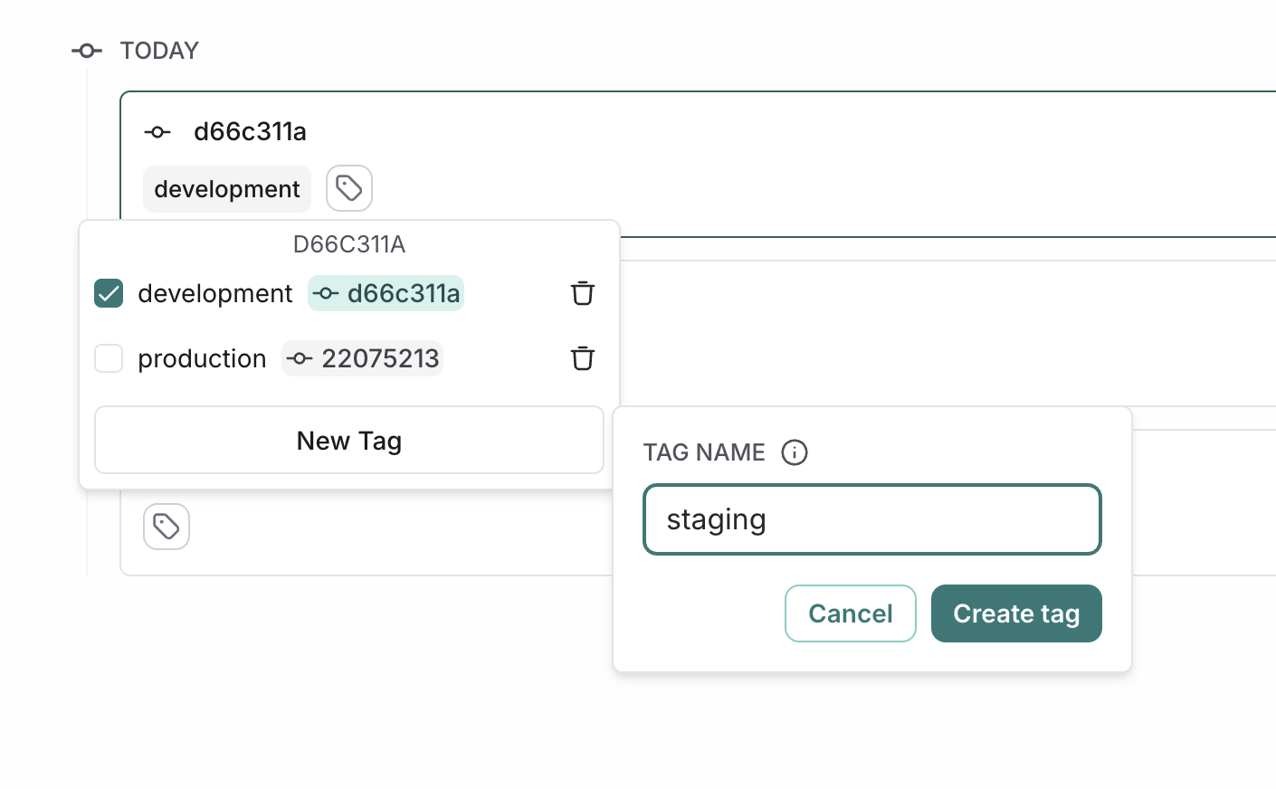 Create new prompt tag