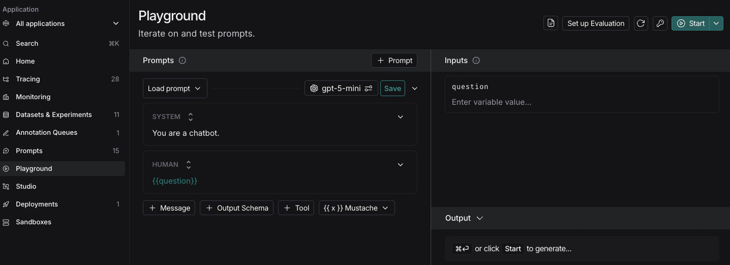 Empty playground