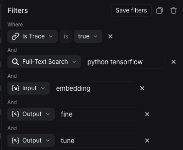 Filtering