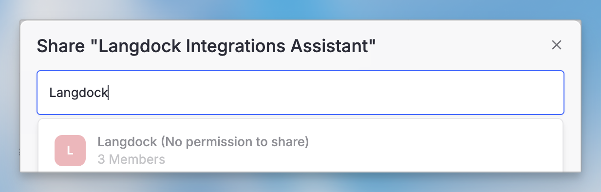 Member Sharing Assistant Pn
