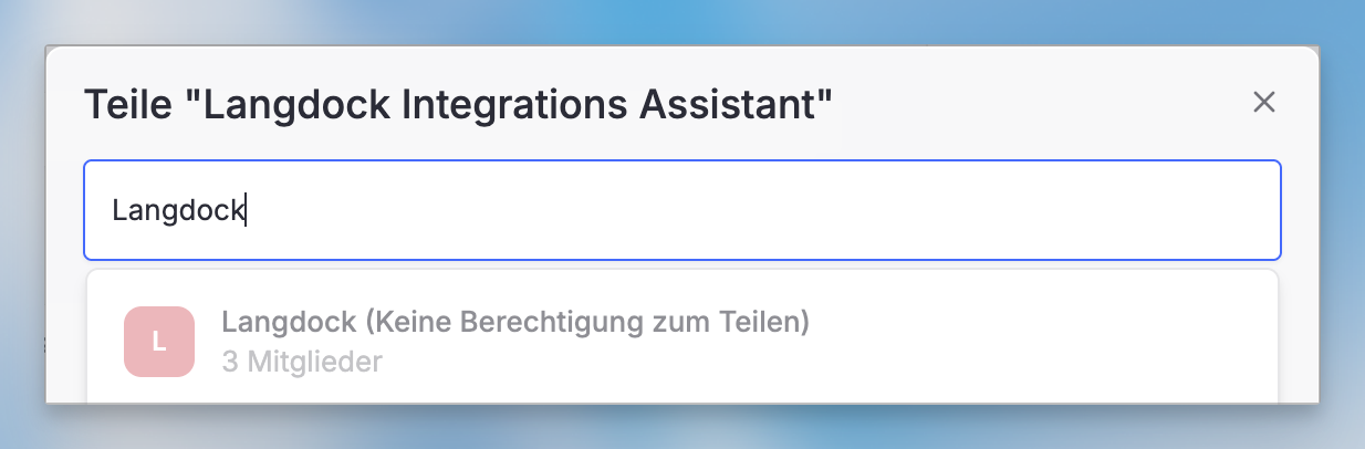 Member Sharing Assistant Pn