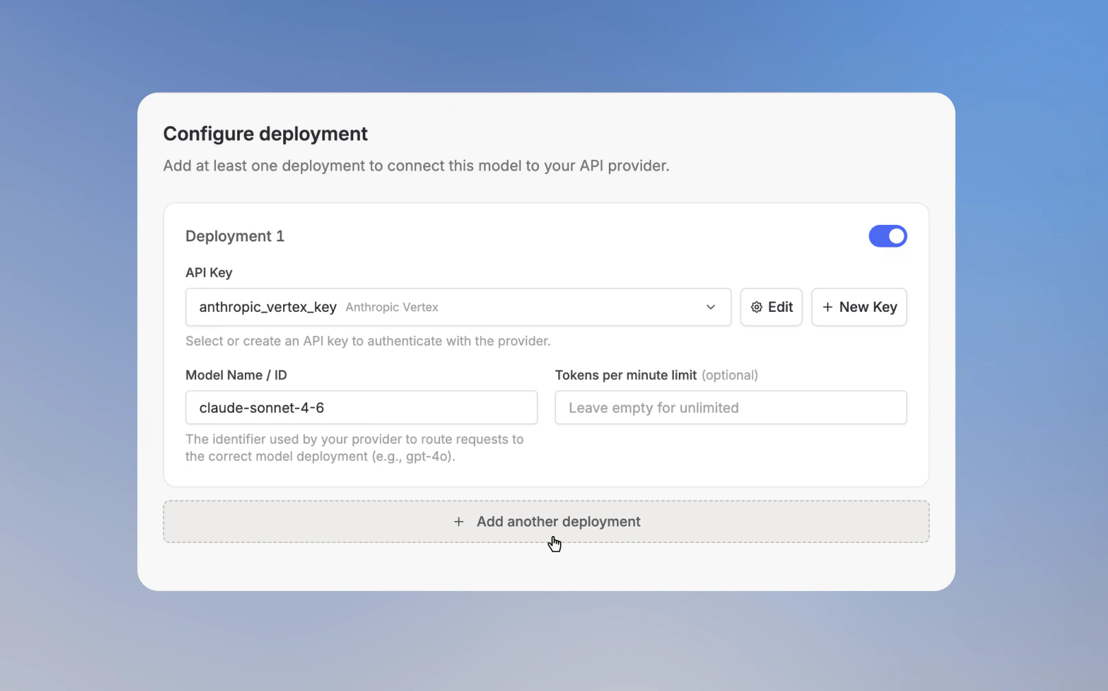 Fallback-Modell Deployment-Einrichtung mit mehreren konfigurierten Deployments