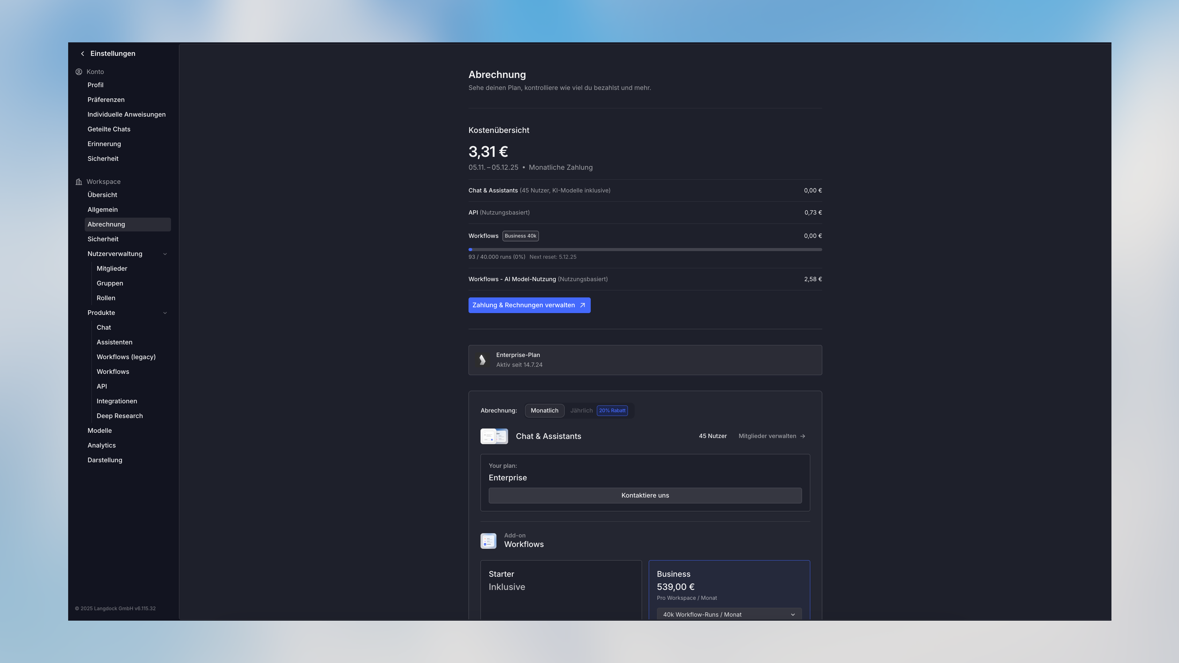 Wechsel zum jährlichen Abonnement