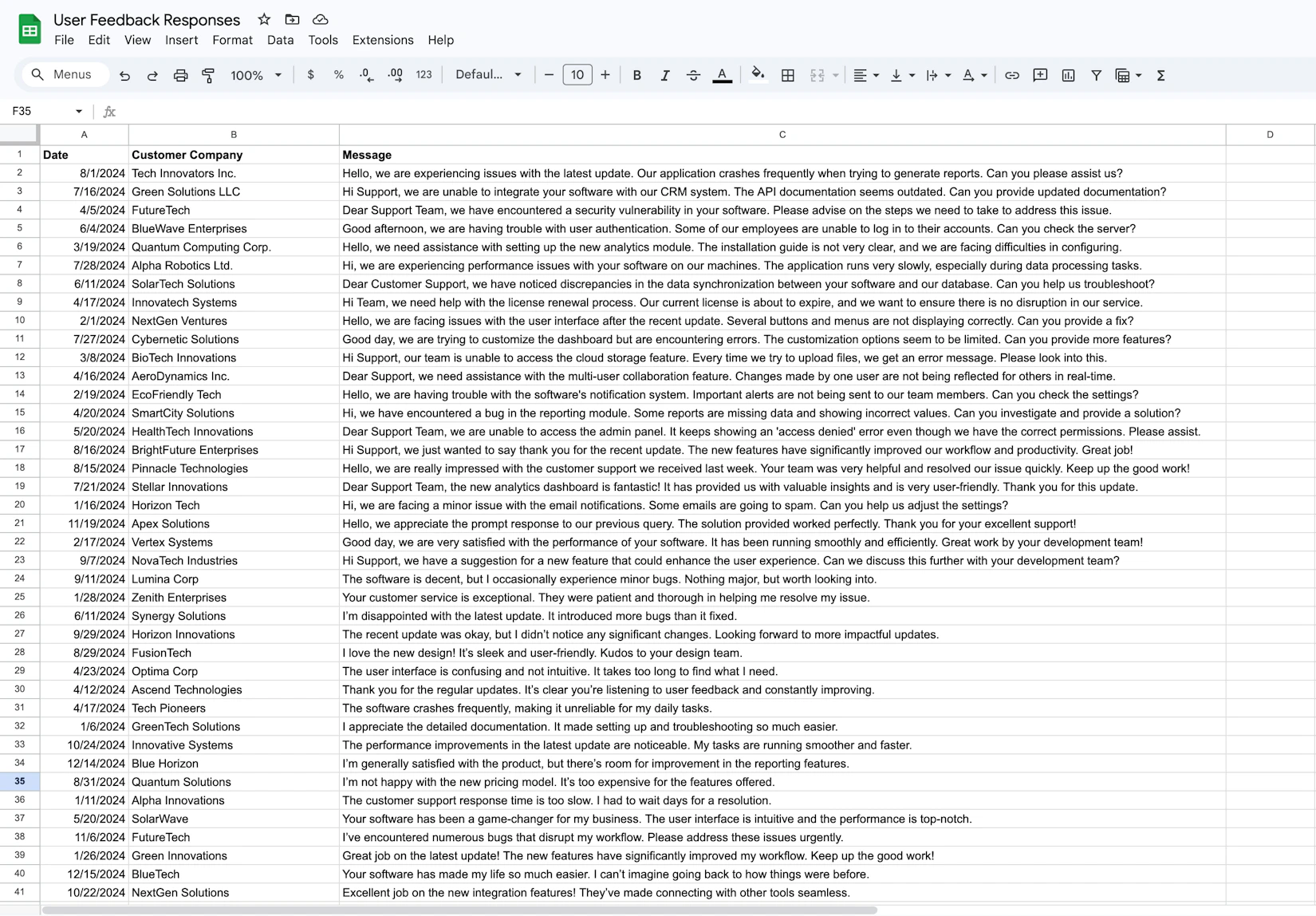 Data Analysis - Docs