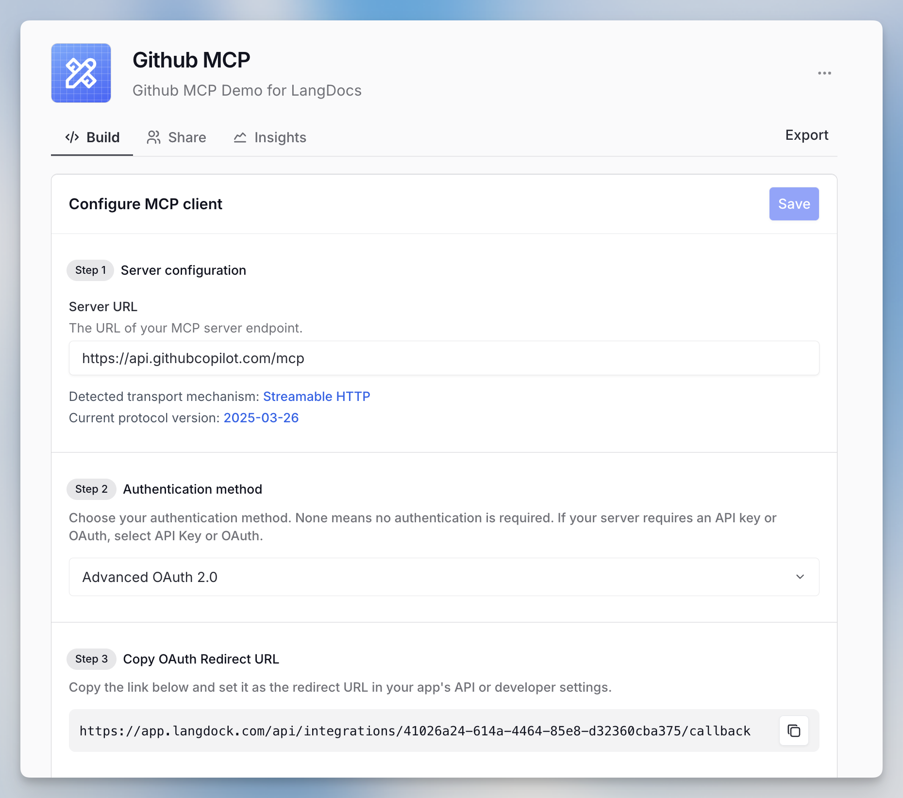 Oauth Mcp Config 5 Pn