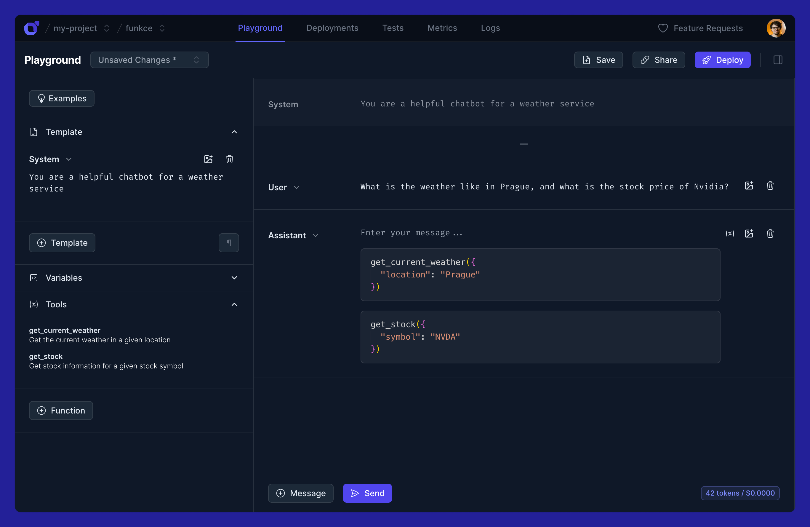 OpenAI Tools Support
