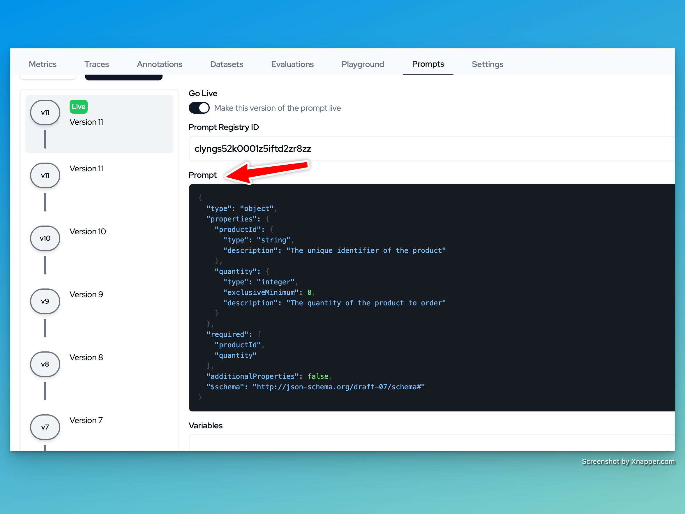 Manage Zod Schema for Tool Calling - Langtrace AI Docs
