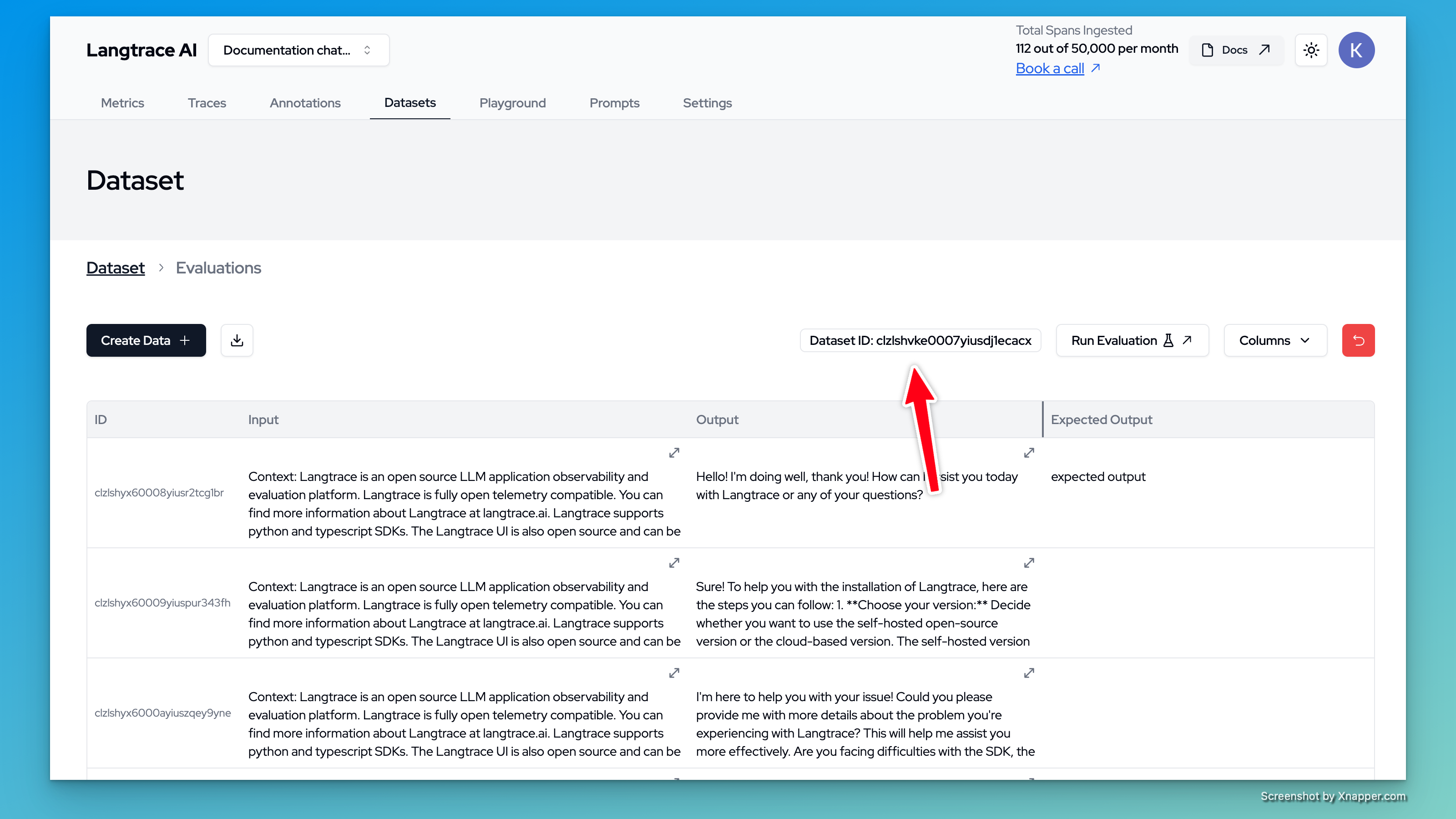 Evaluations - Langtrace AI Docs