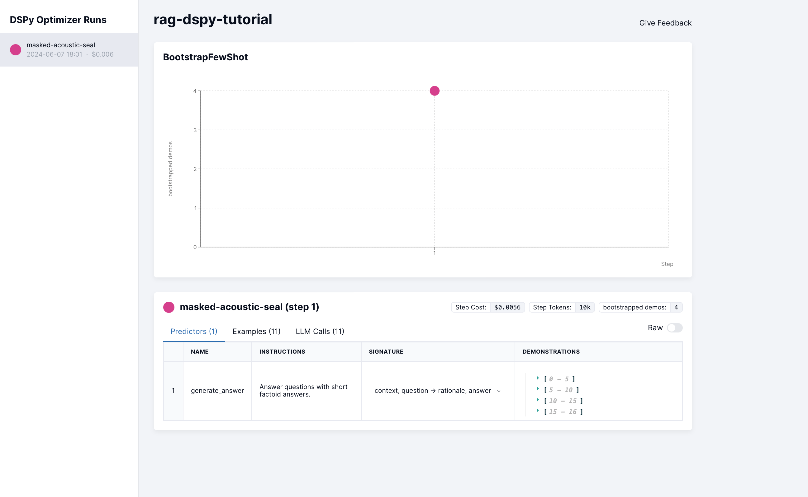 DSPy Experiment Dashboard
