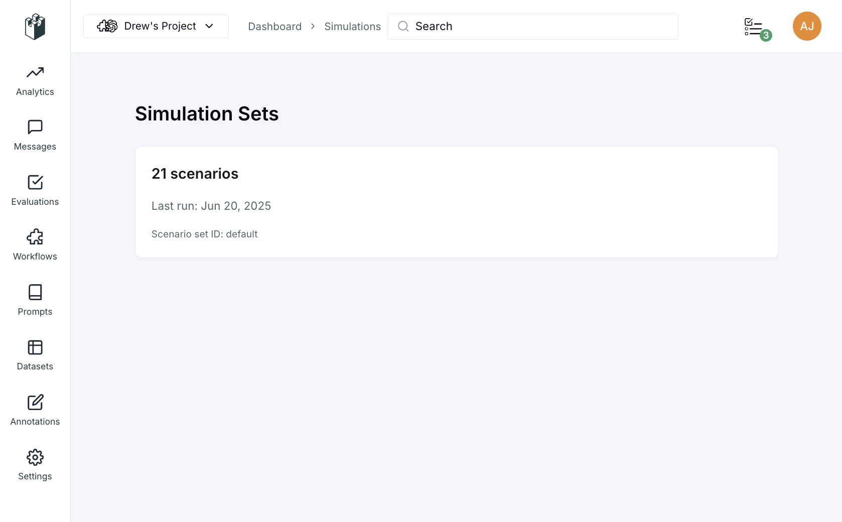 Simulation Sets