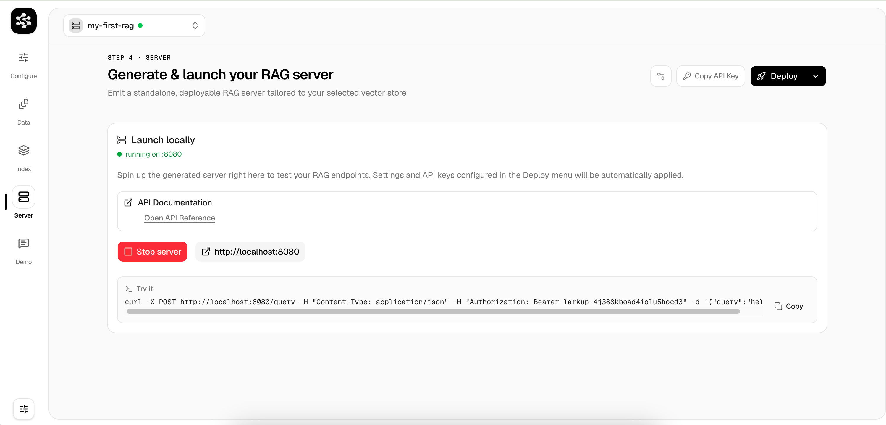 Launch Server