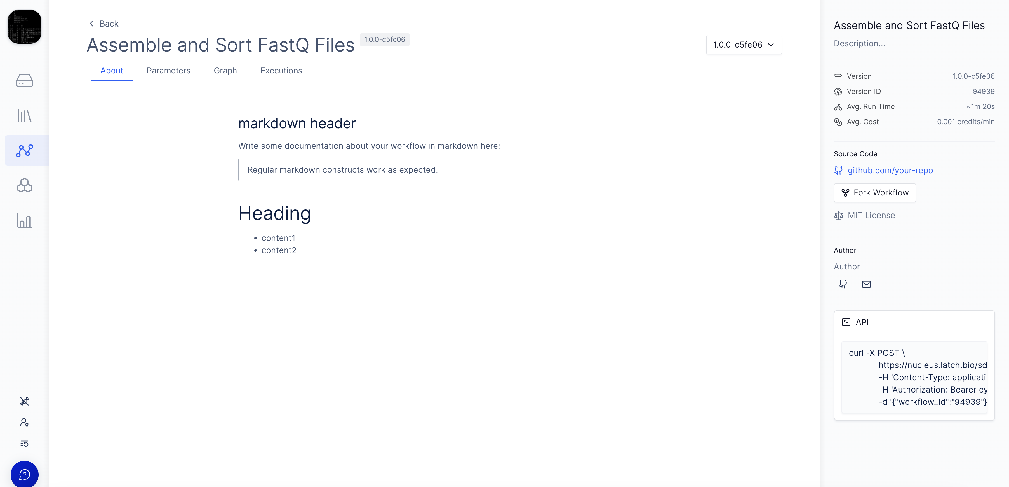 Nextflow About GUI