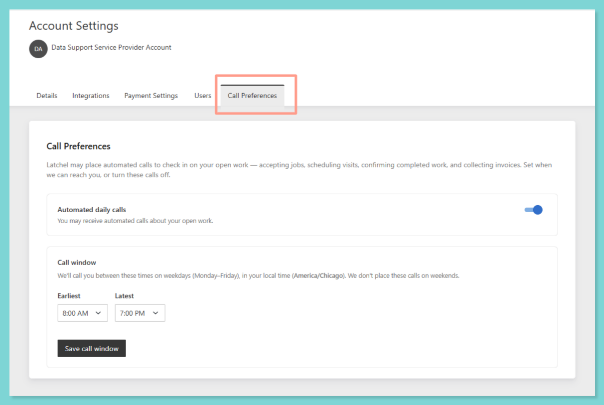 Call Preferences 2 1