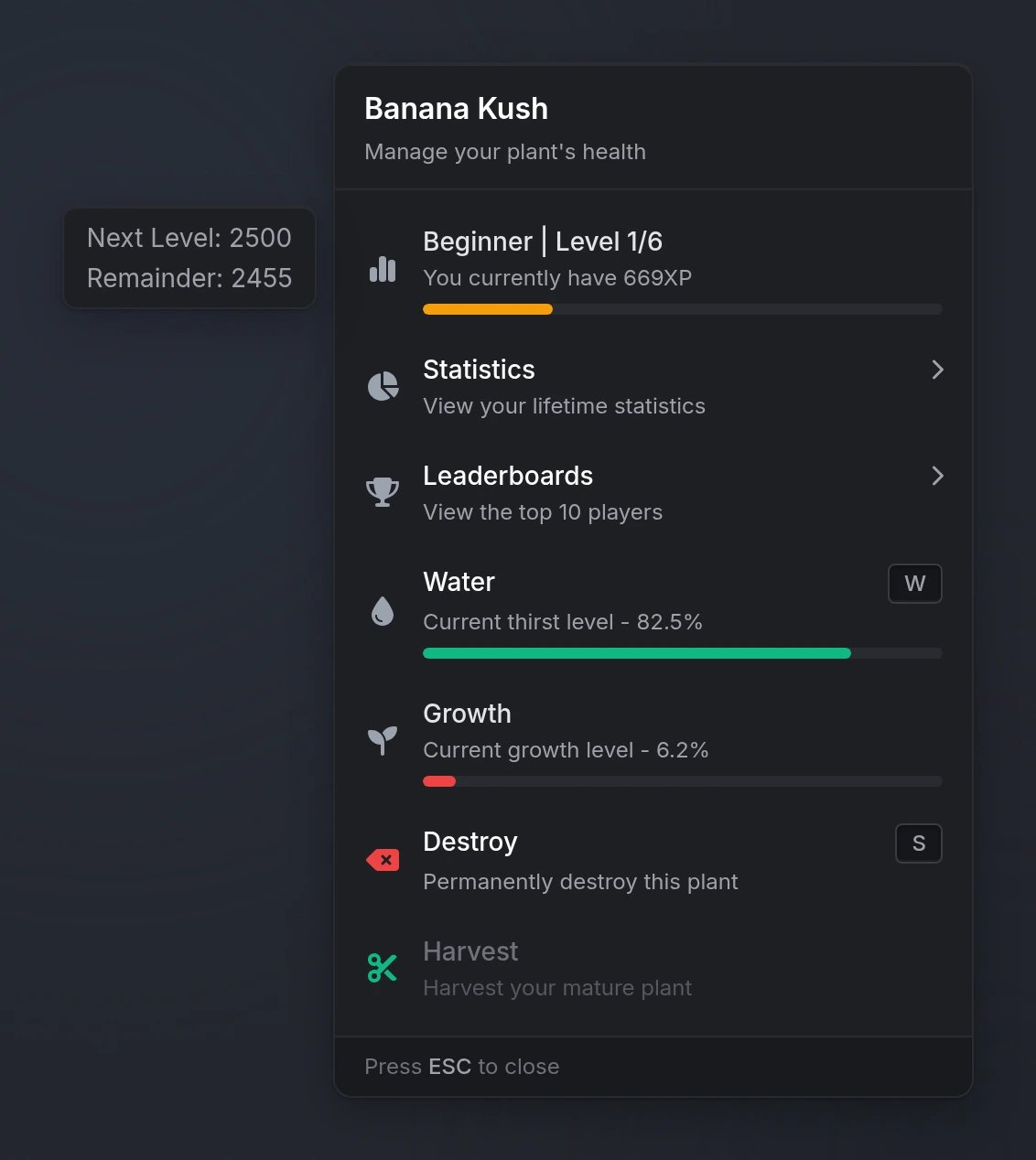 Menu Preview