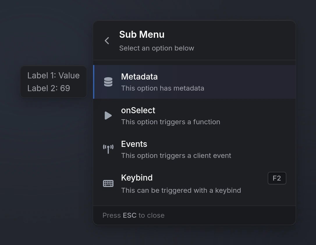 Menu Preview