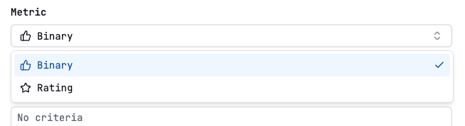Choose HITL metric