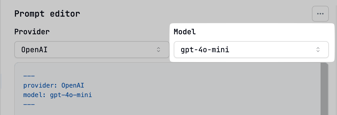 Selecting a model
