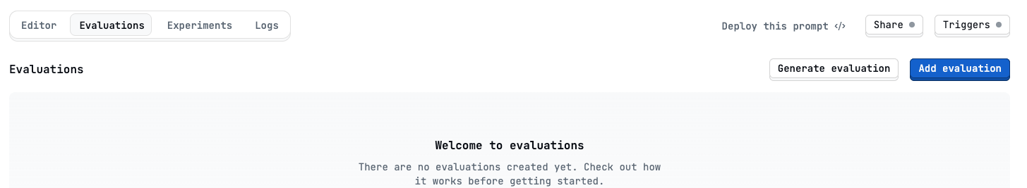 Evaluations