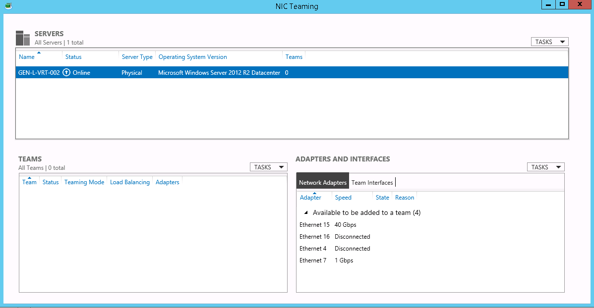 NIC Teaming on your server's IPMI interface.