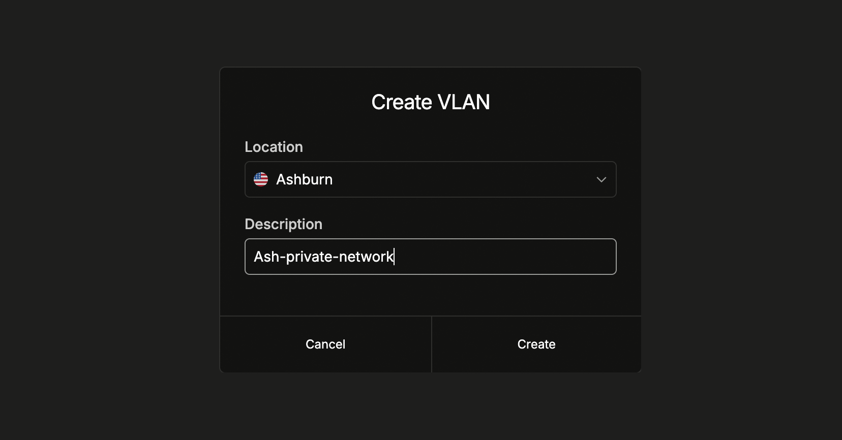 Create VLAN interface