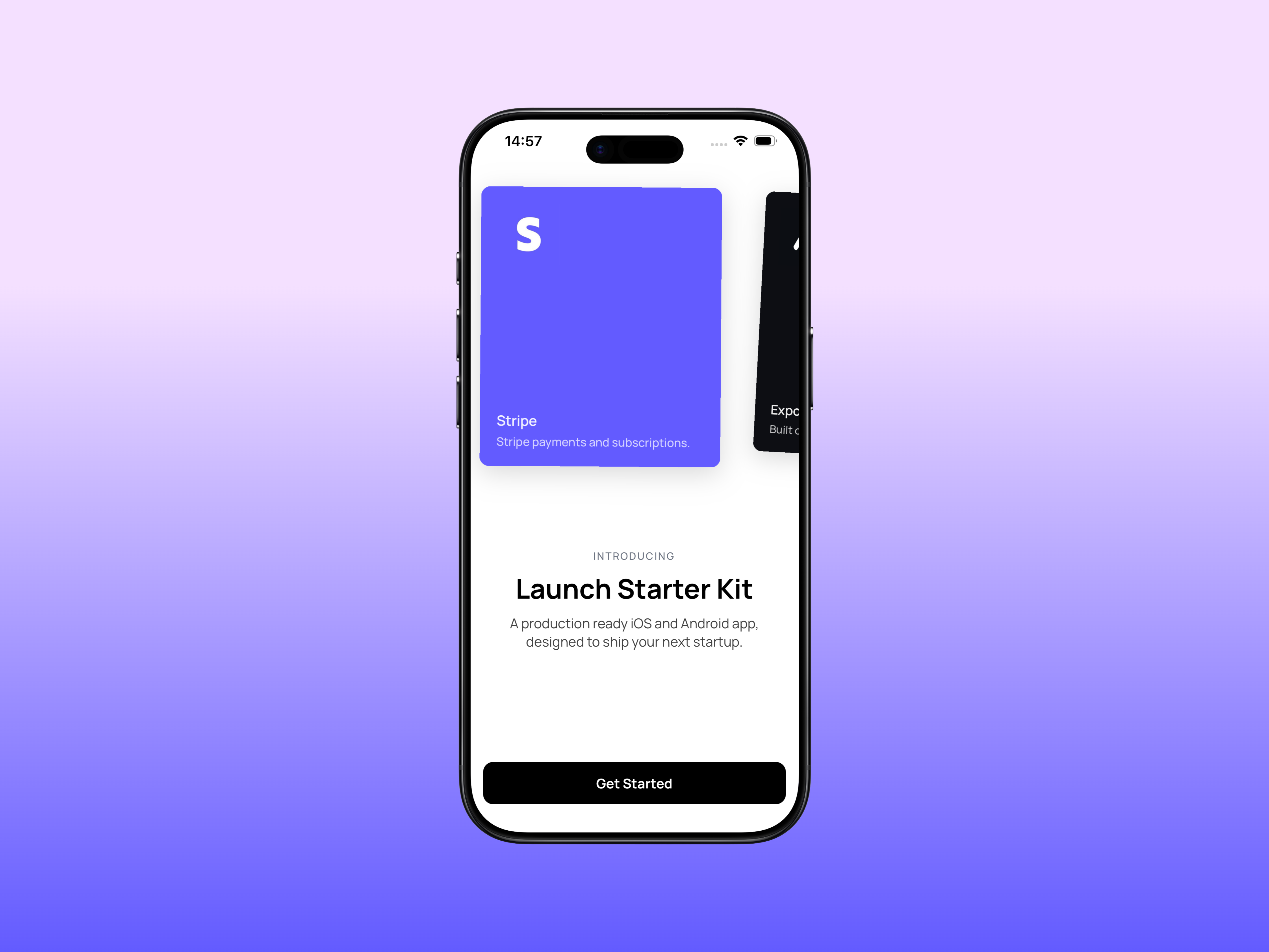 App setup complete (iOS)