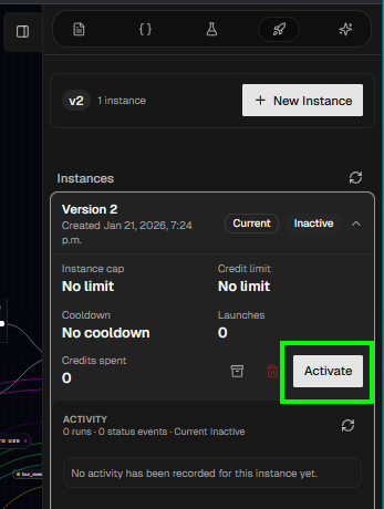 Instances Activate Toggle 2