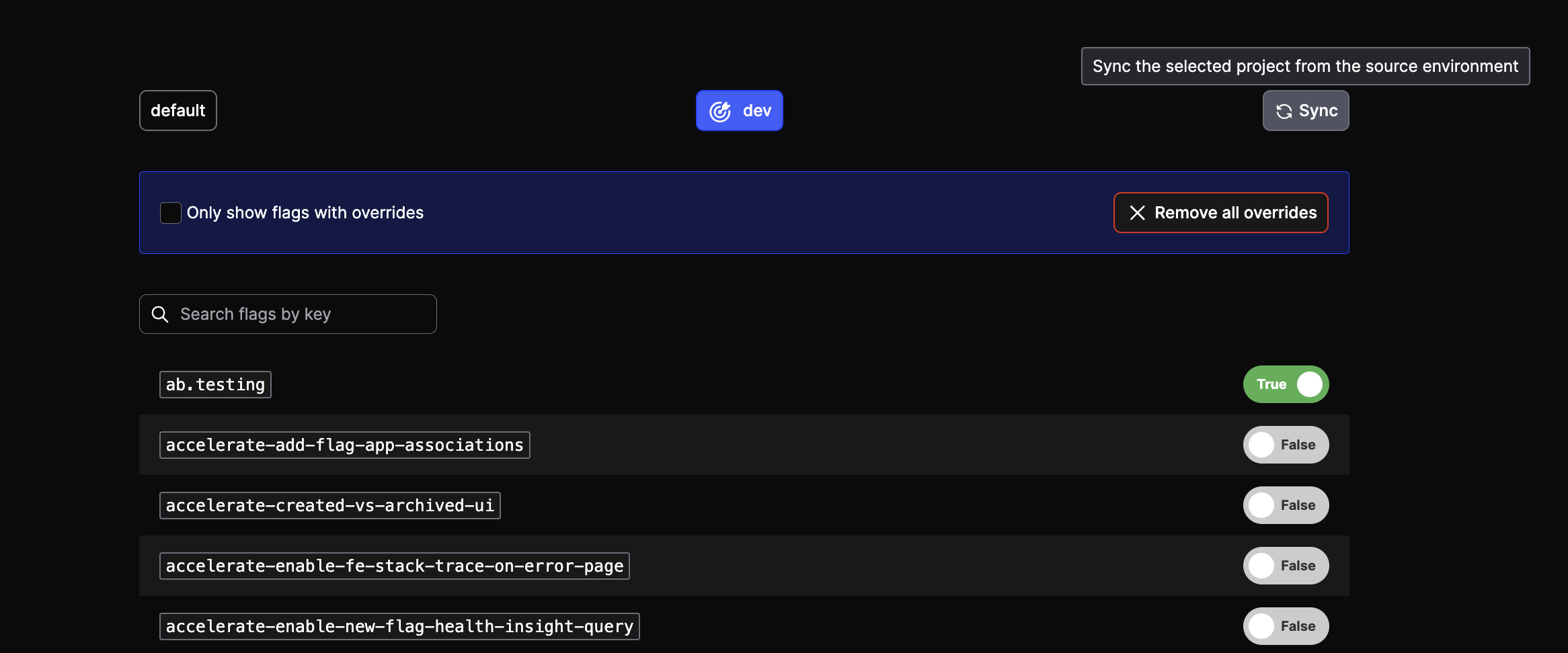 Sync project by clicking the "Sync" button in the UI.